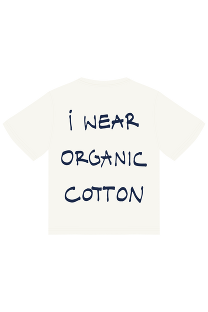 I wear organic cotton