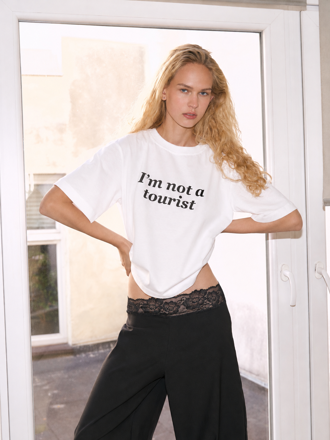 T-shirt I'm not a tourist