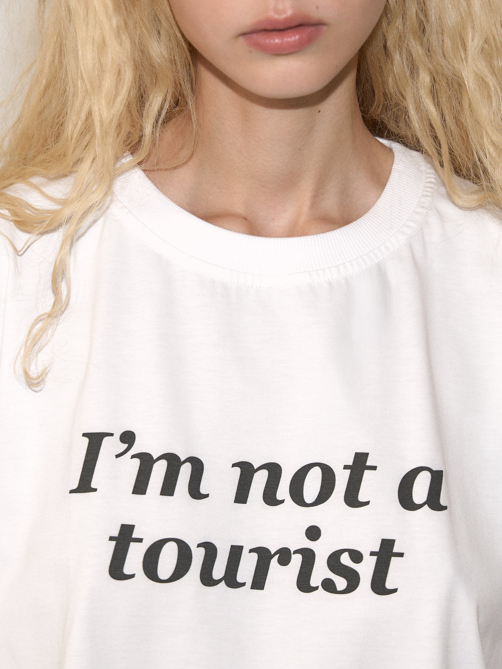 T-shirt I'm not a tourist