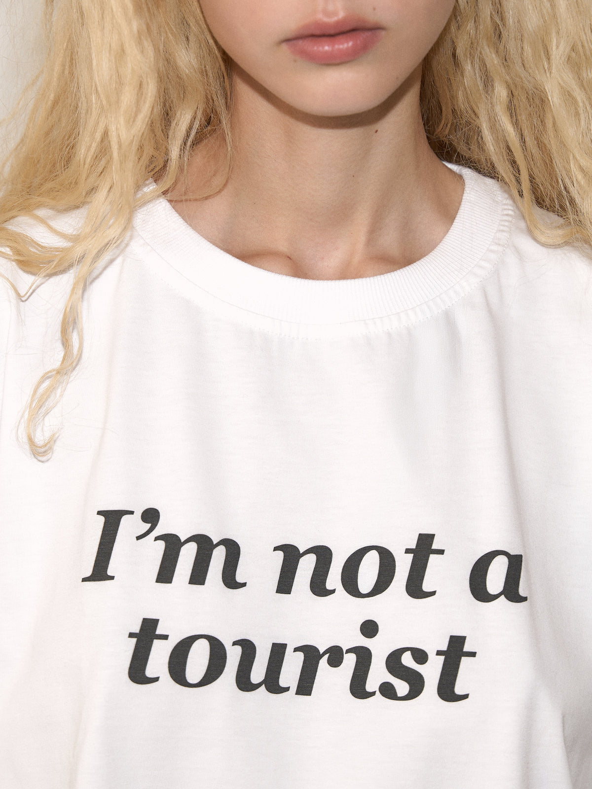 T-shirt I'm not a tourist